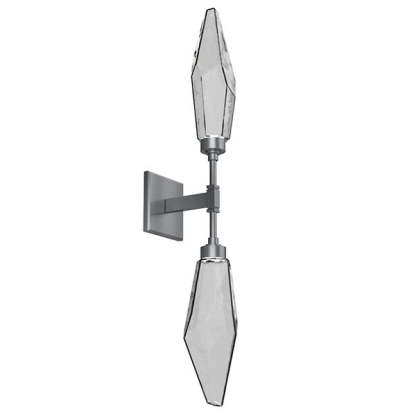 Rock Crystal Double Wall Sconce-Fullstarlighting