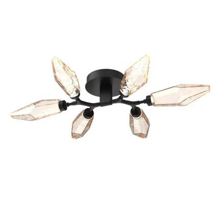 Rock Crystal  Flush Mount