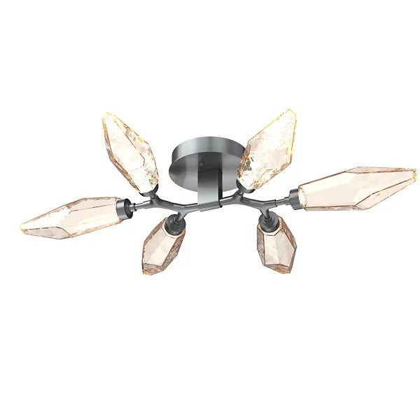 Rock Crystal Flush Mount-Fullstarlighting