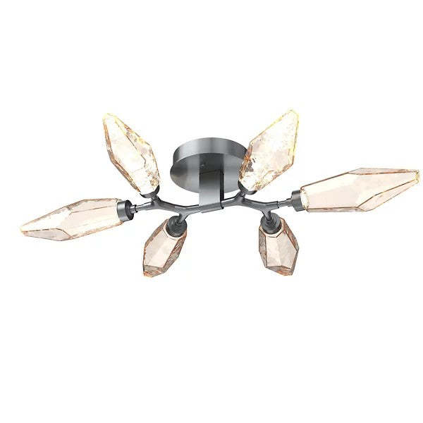 Rock Crystal Flush Mount-Fullstarlighting