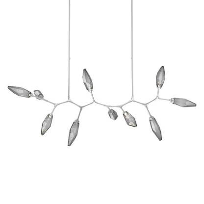 Rock Crystal Modern Branch LED Linear Chandelier-Fullstarlighting
