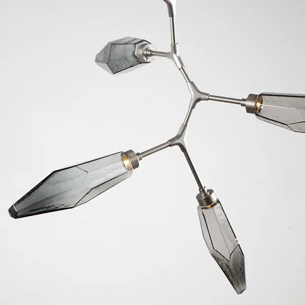 Rock Crystal Modern LED Chandelier