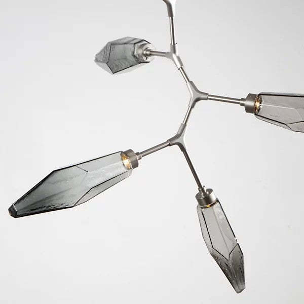 Rock Crystal Modern LED Chandelier