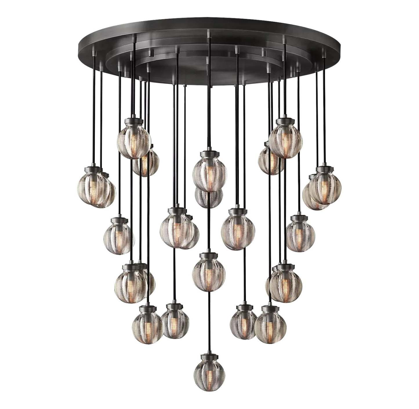 Pearl Spherical Modern Round Chandelier 38''