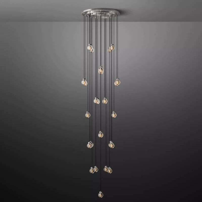 Pearl Spherical Modern Round Chandelier 38''
