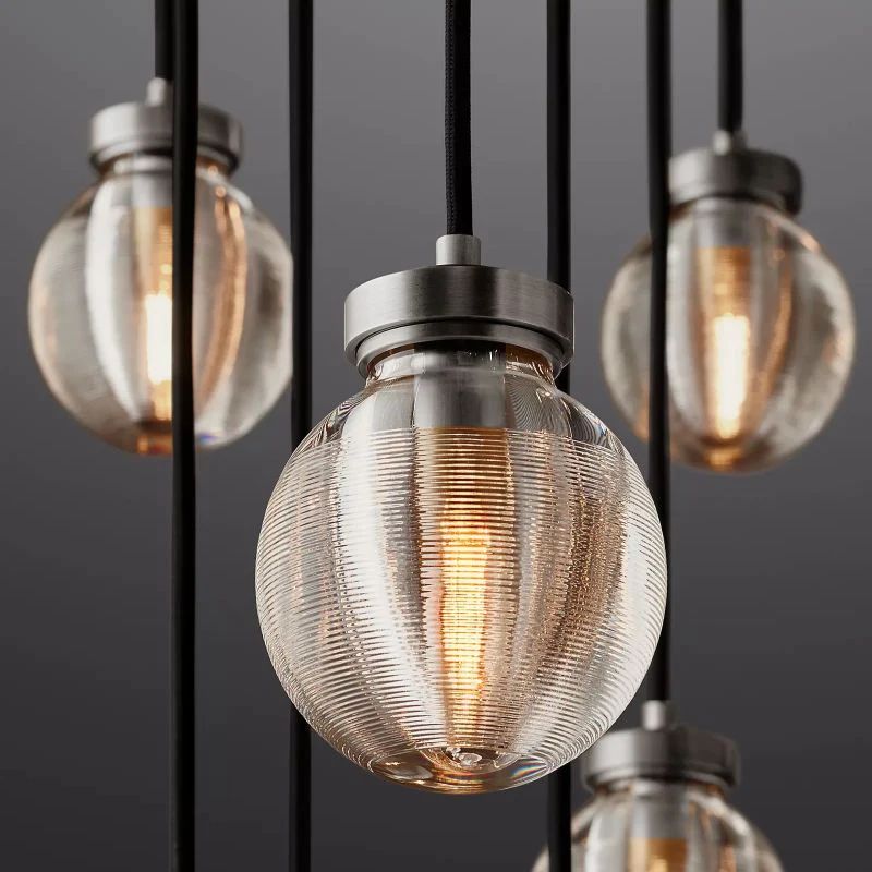 Pearl Spherical Modern Round Chandelier 60''-Fullstarlighting