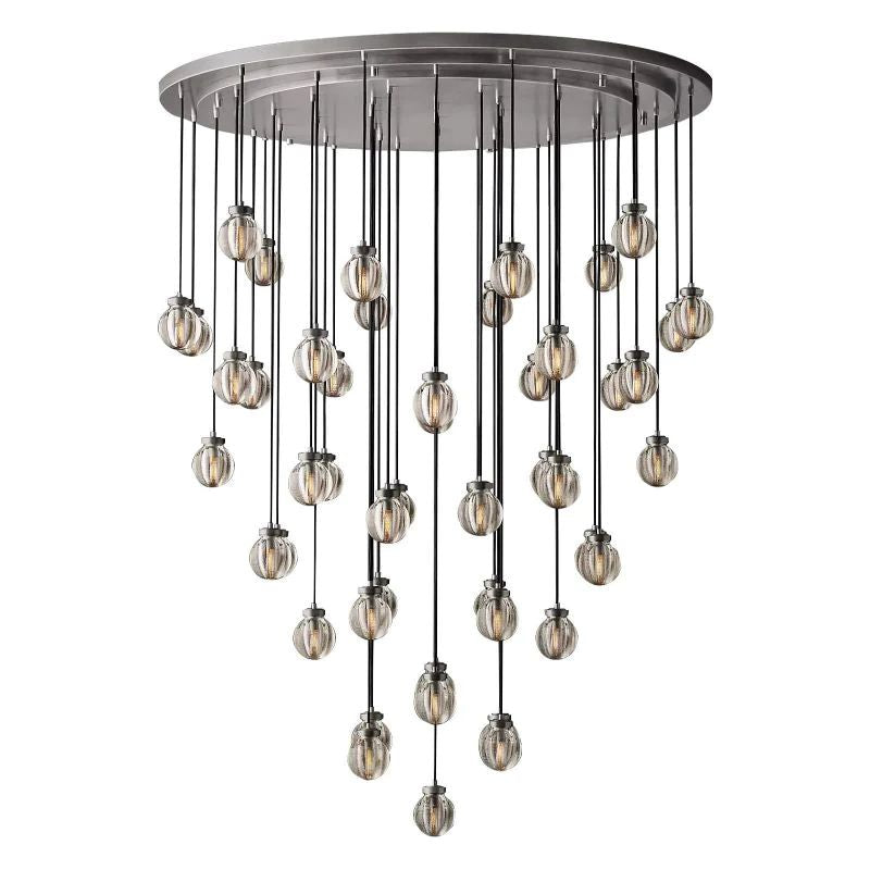 Pearl Spherical Modern Round Chandelier 60''-Fullstarlighting