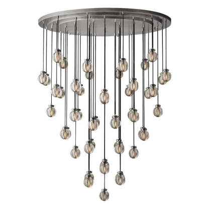 Pearl Spherical Modern Round Chandelier 60''-Fullstarlighting