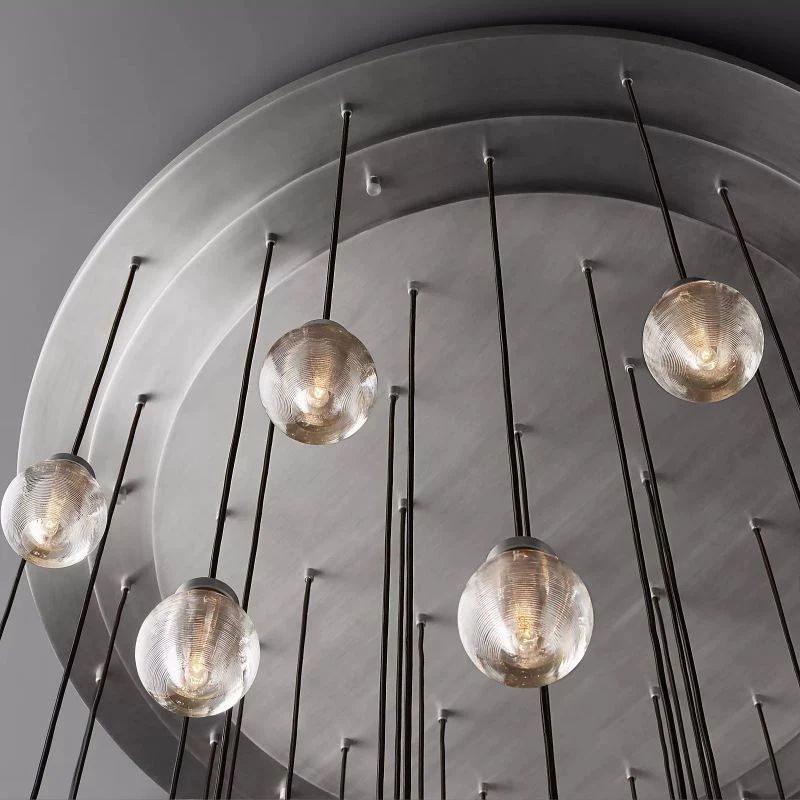 Pearl Spherical Modern Round Chandelier 60''-Fullstarlighting