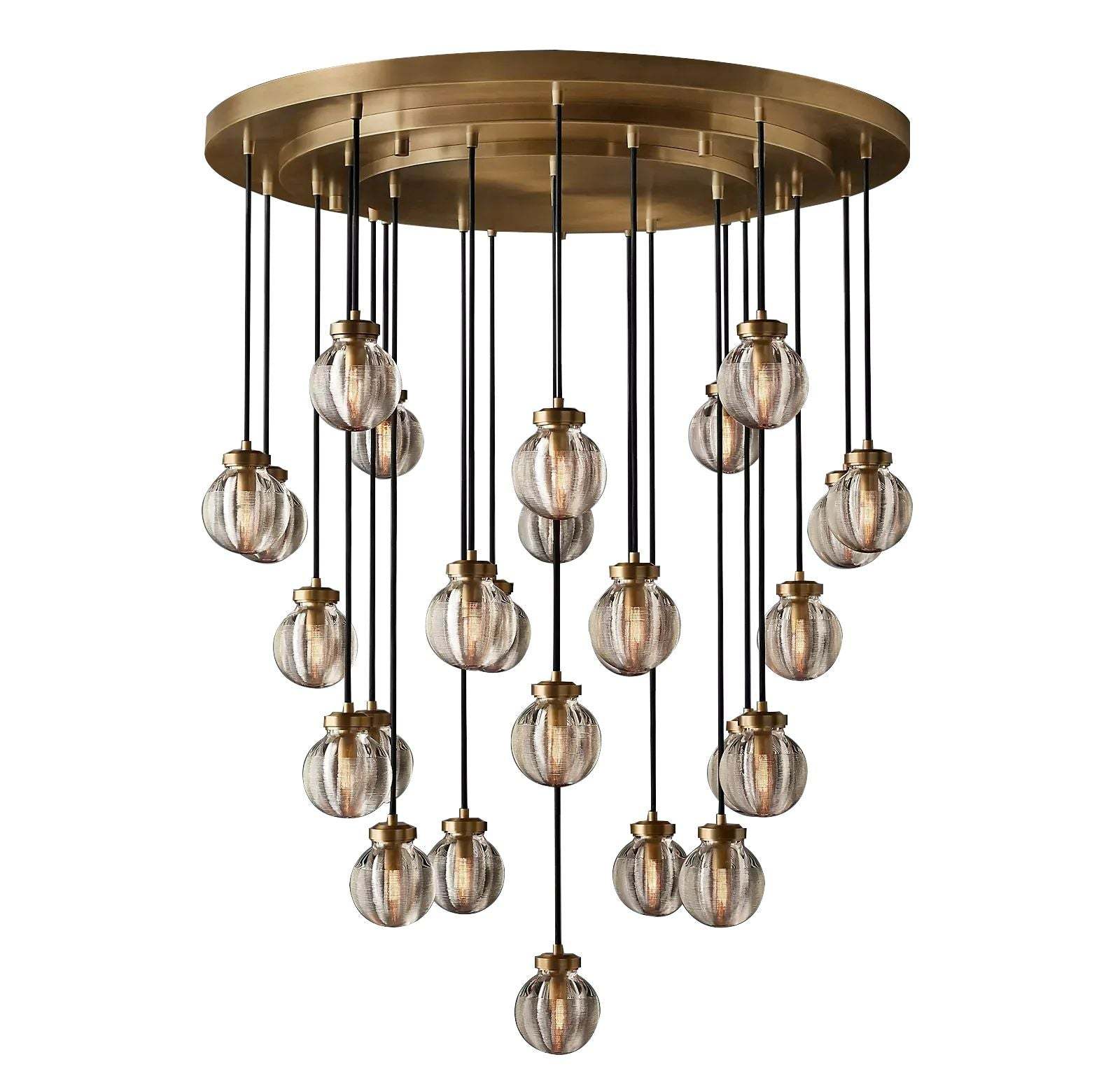 Pearl Spherical Modern Round Chandelier 38''