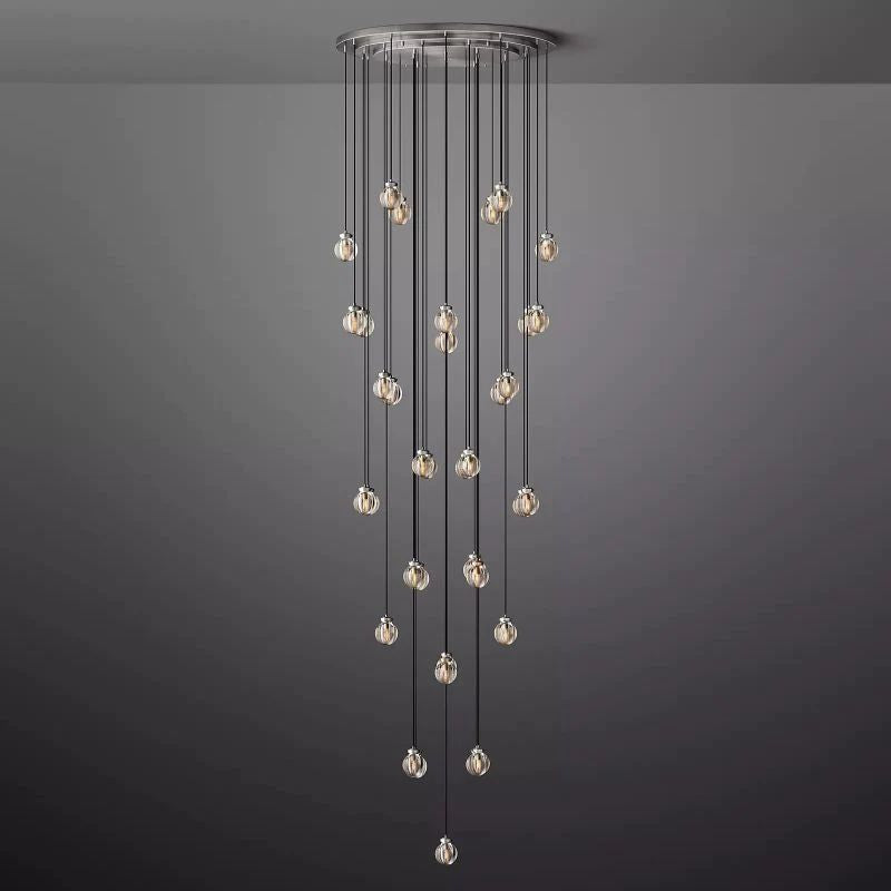 Pearl Spherical Modern Round Chandelier 48''