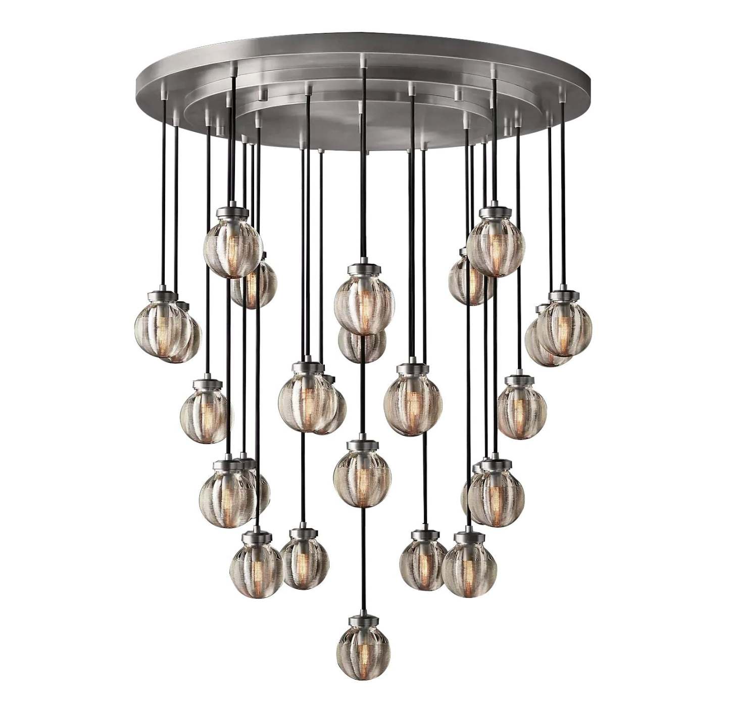 Pearl Spherical Modern Round Chandelier 38''