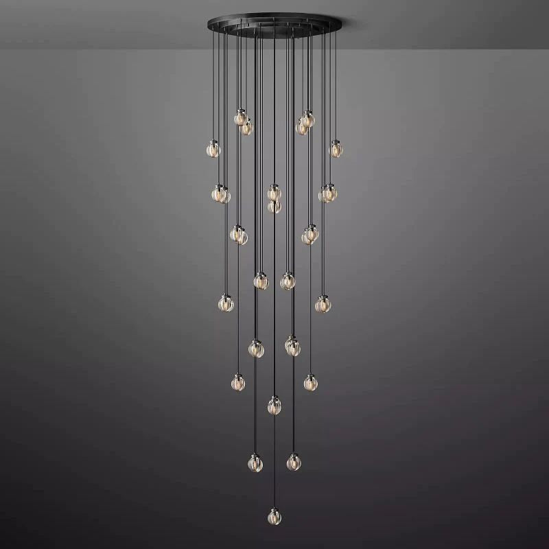 Pearl Spherical Modern Round Chandelier 48''