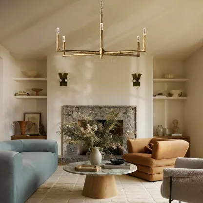 Thara Round Chandelier 48”