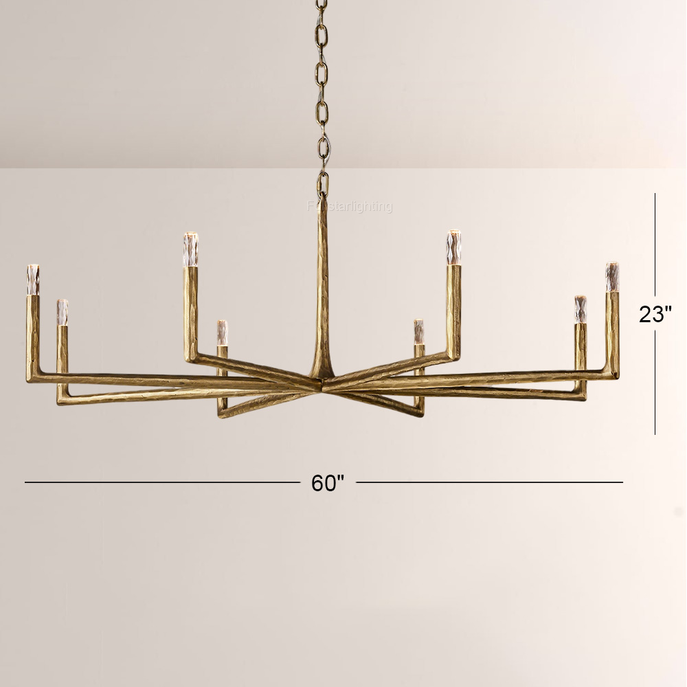 Thadden Round Chandelier 60”-Fullstarlighting