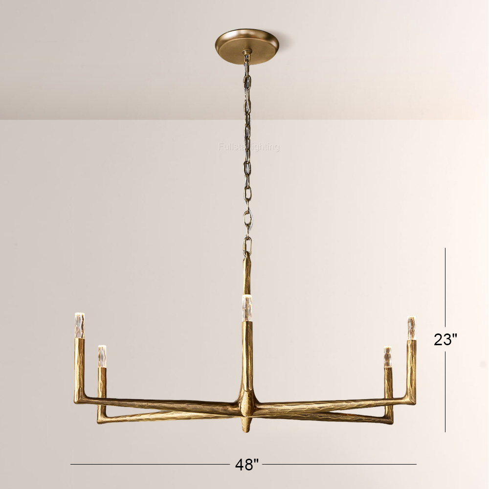 Thara Round Chandelier 48”-Fullstarlighting