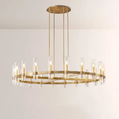 Rachel Round Chandelier 60''