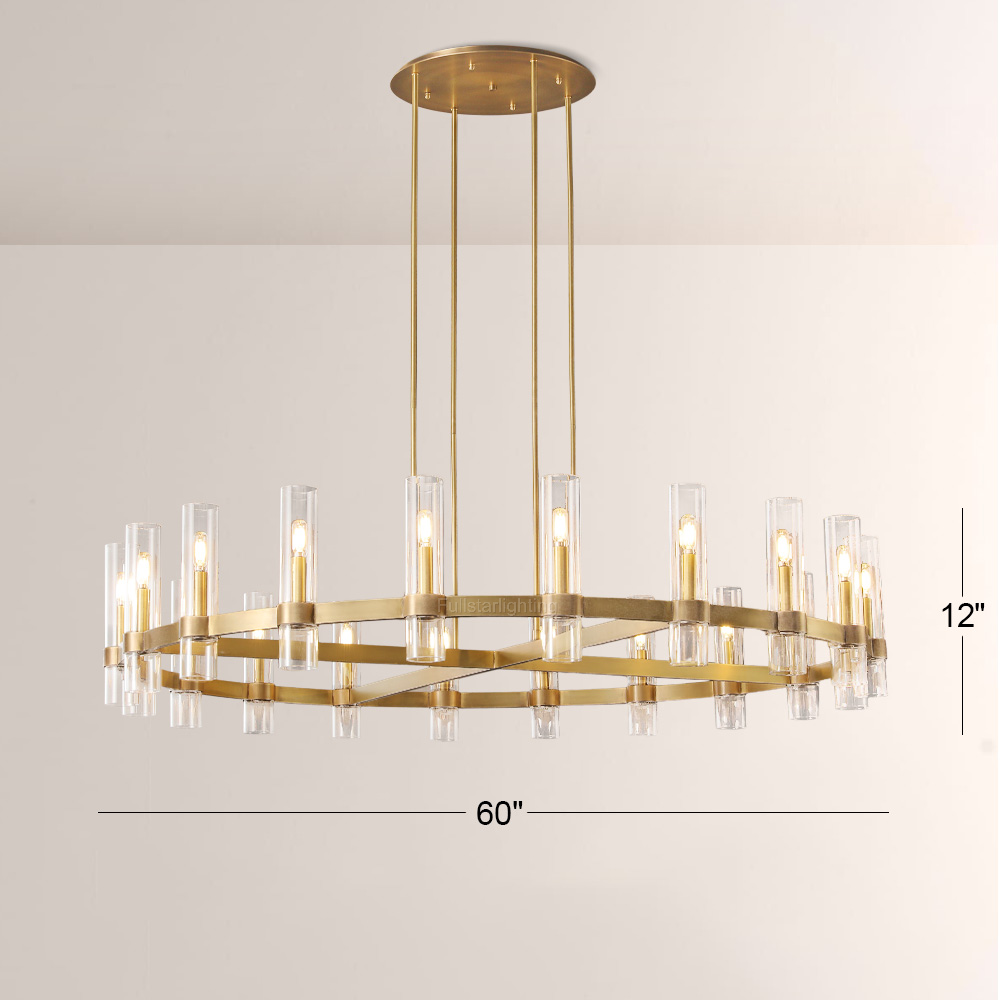 Rachel Round Chandelier 60''