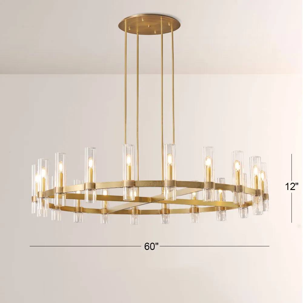 Rachel Round Chandelier 60''