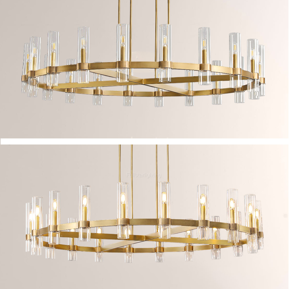 Rachel Round Chandelier 60''