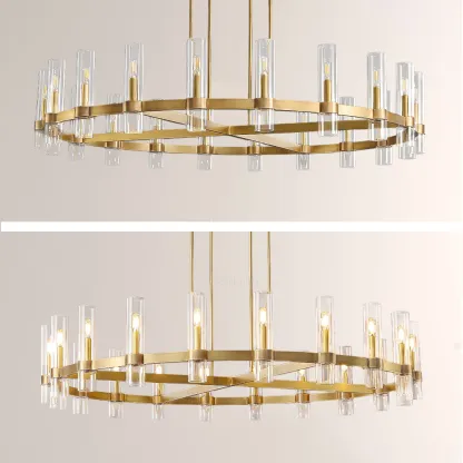 Rachel Round Chandelier 60''