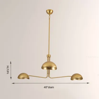 Convexo Round Chandelier 48"