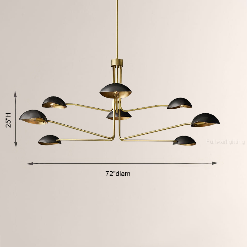 Convexo Round Chandelier 72"