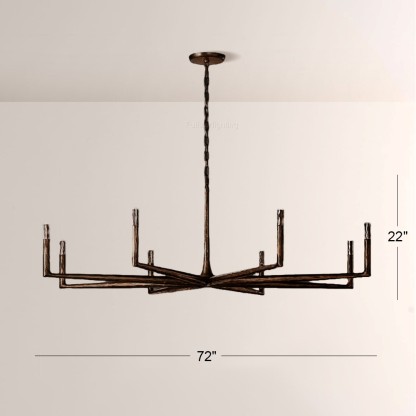 Thadden Round Chandelier 72"