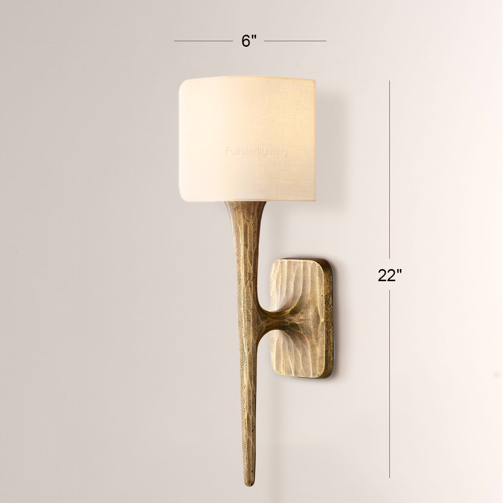 Thara Shaded Wall Sconce-Fullstarlighting