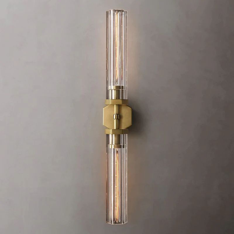 Roval Hexagonal Linear Grand Wall Sconce-Fullstarlighting