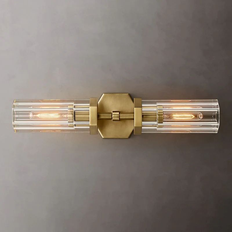 Roval Hexagonal Linear Short Wall Sconce-Fullstarlighting
