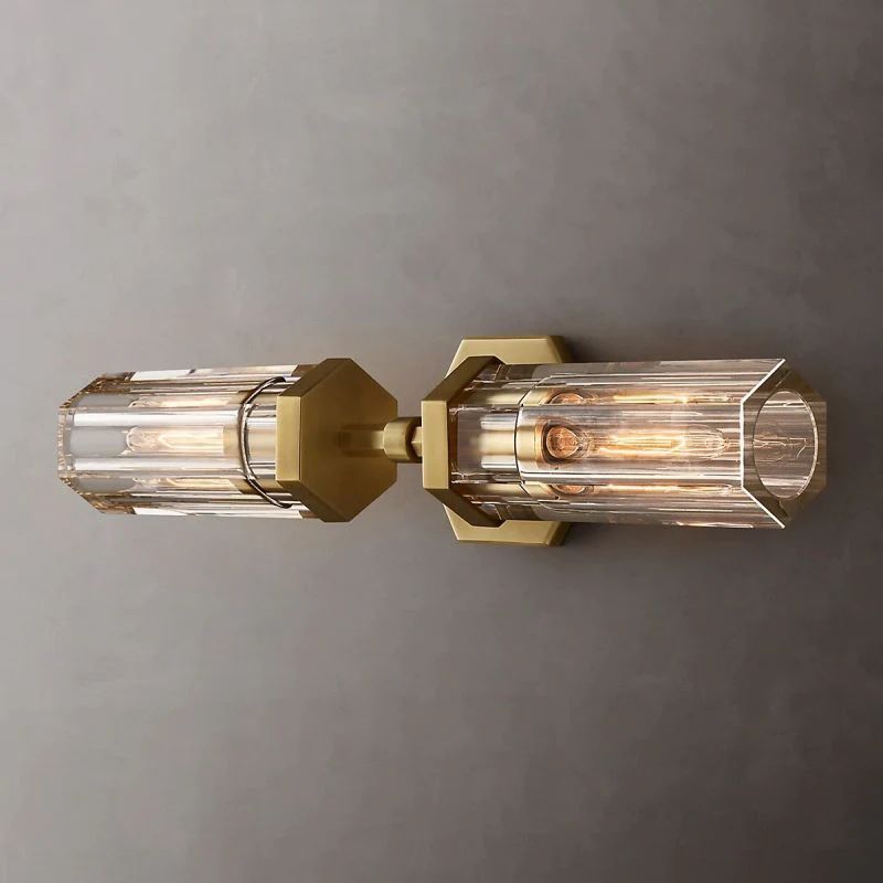 Roval Hexagonal Linear Short Wall Sconce-Fullstarlighting