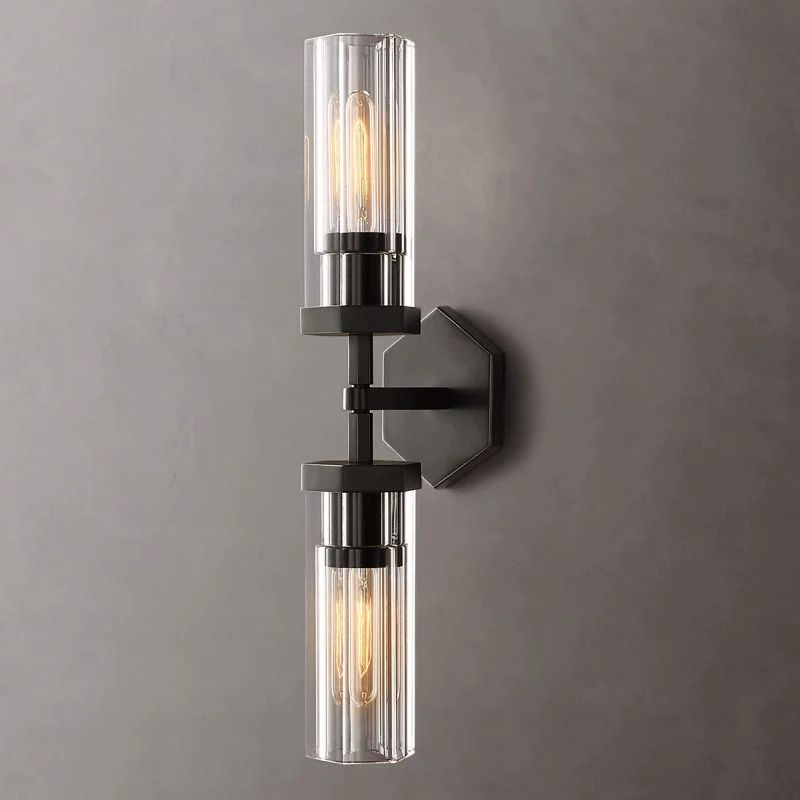 Roval Hexagonal Linear Short Wall Sconce-Fullstarlighting