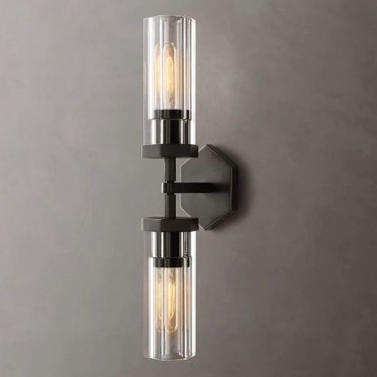 Roval Hexagonal Linear Short Wall Sconce-Fullstarlighting