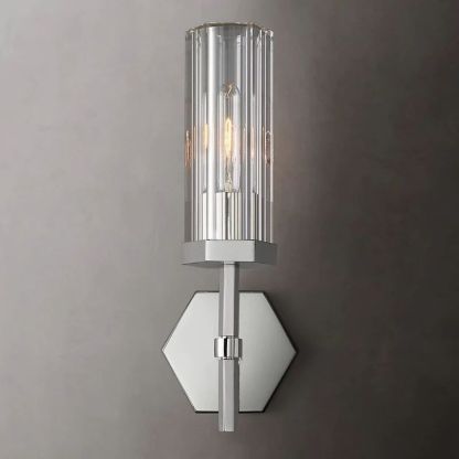 Roval Hexagonal Short Wall Sconce-Fullstarlighting