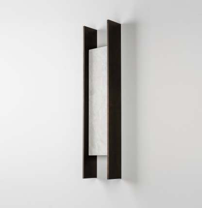 IDA Modern Natural Alabaster Linear Wall Sconce-Fullstarlighting