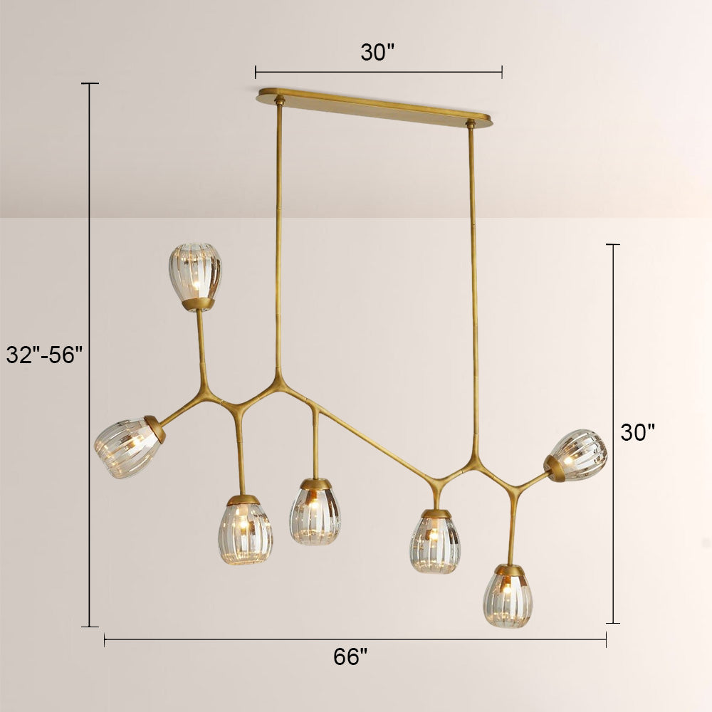 Sabina Linear Chandelier-Fullstarlighting