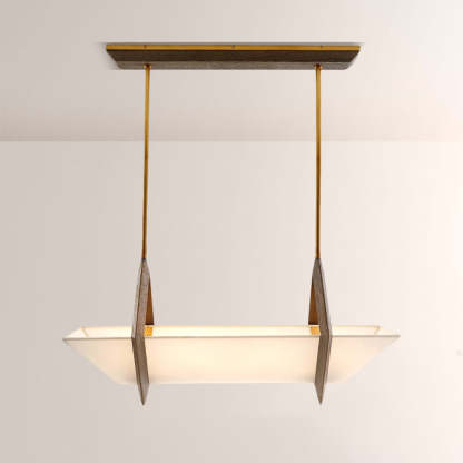 Saginaw Linen Chandelier