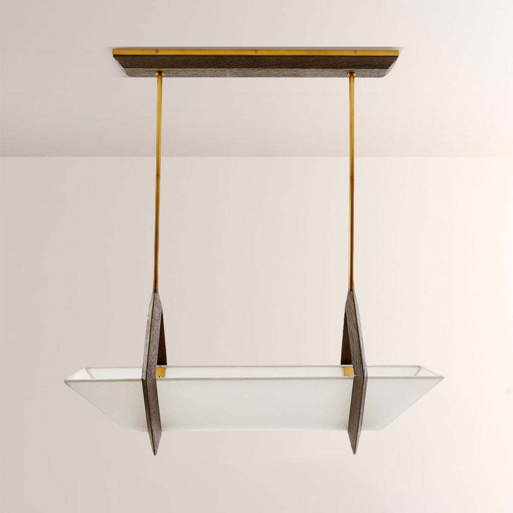 Saginaw Linen Chandelier