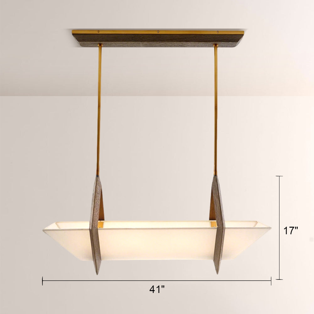 Saginaw Linen Chandelier