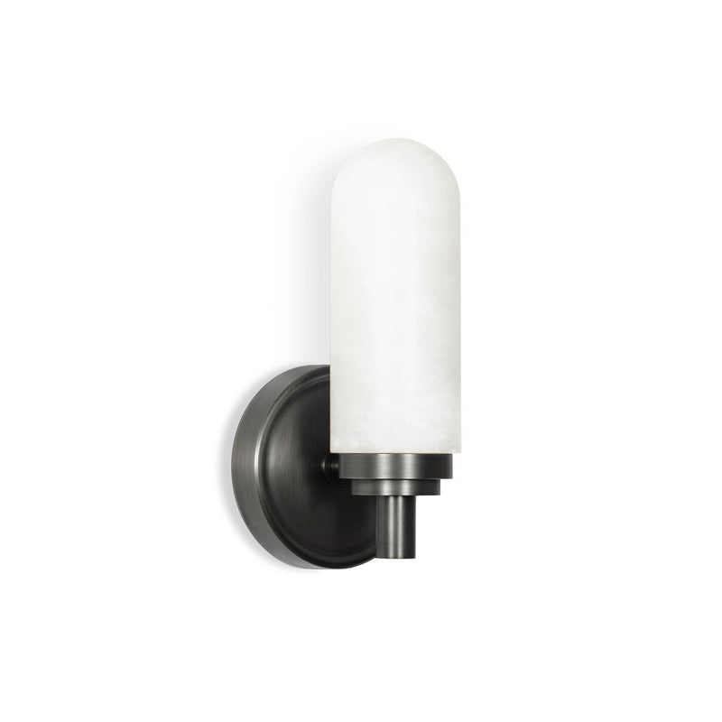 Salon Alabaster Single Sconce-Fullstarlighting