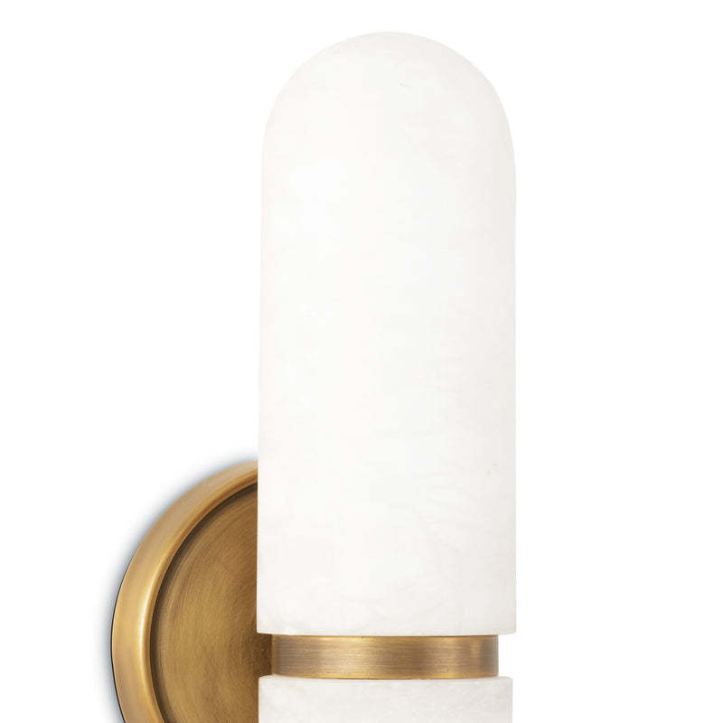 Salon Alabaster Small Sconce-Fullstarlighting