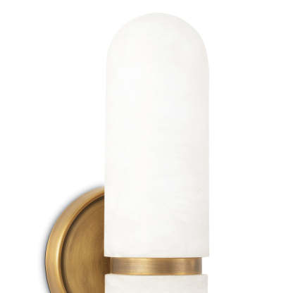 Salon Alabaster Small Sconce-Fullstarlighting
