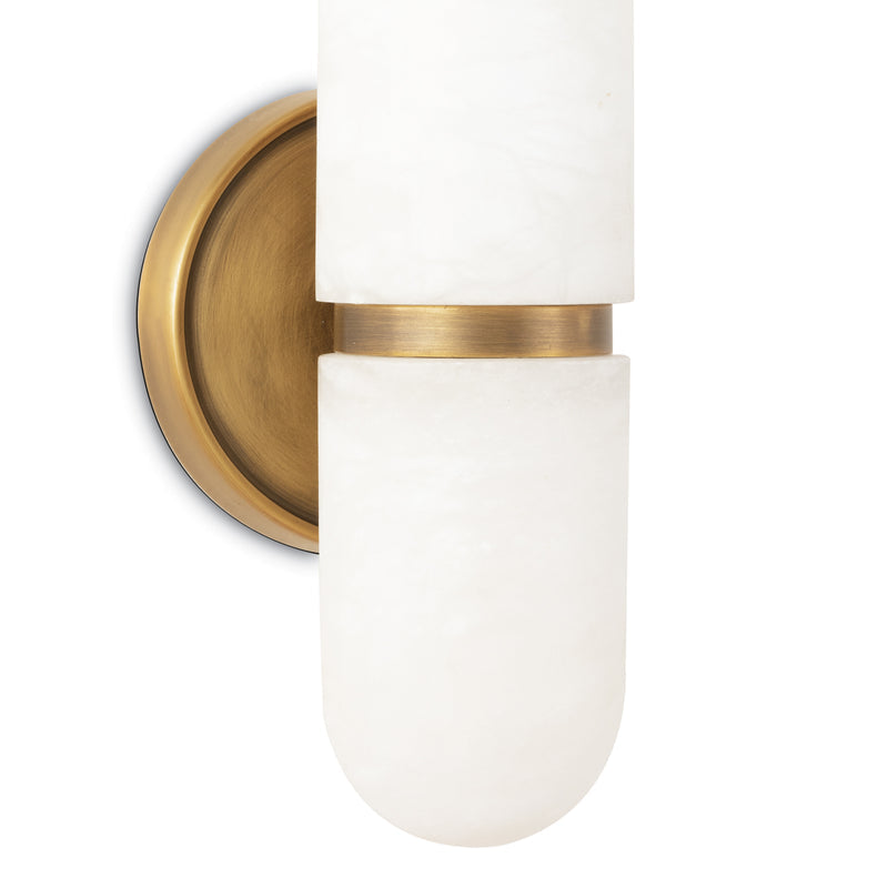 Salon Alabaster Small Sconce-Fullstarlighting