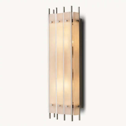 Mara Alabaster Grand Rectangular Sconce-Fullstarlighting