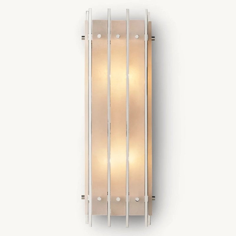 Mara Alabaster Grand Rectangular Sconce-Fullstarlighting