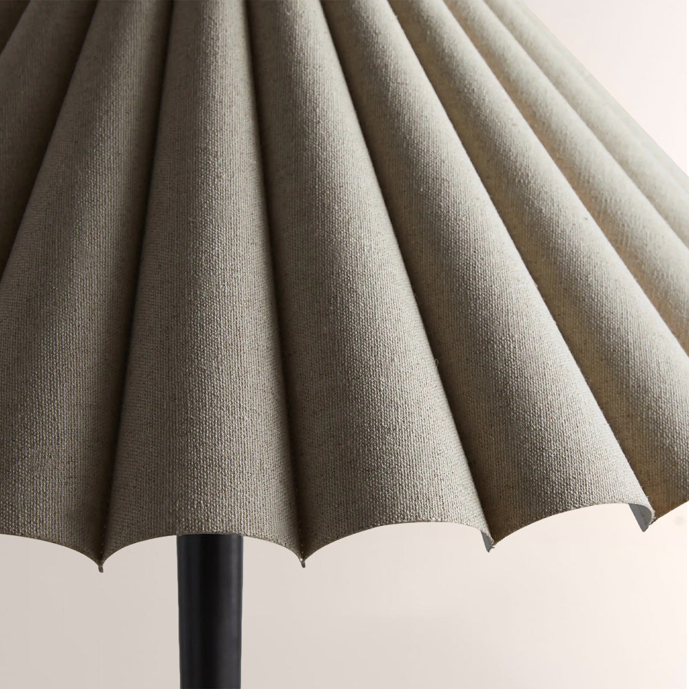 Santoro Pleated Table Lamp-Fullstarlighting