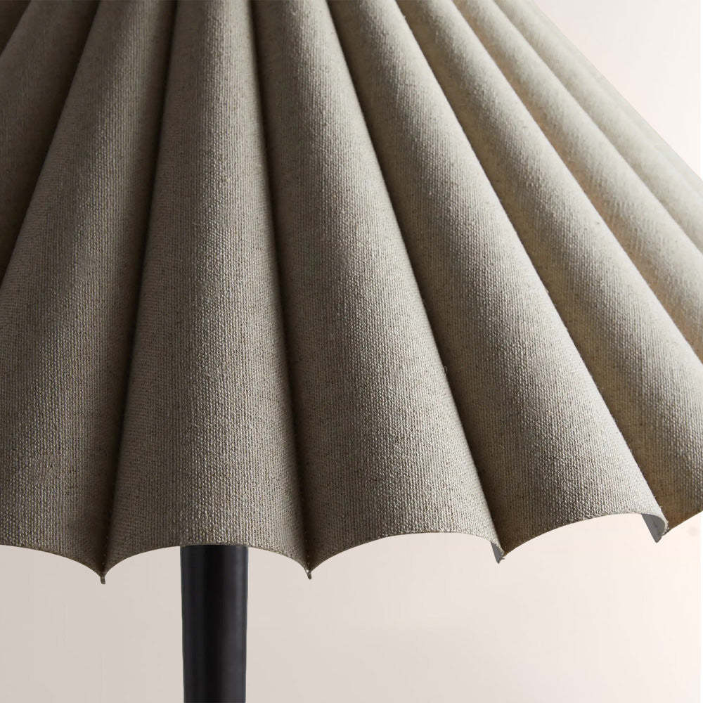Santoro Pleated Table Lamp-Fullstarlighting