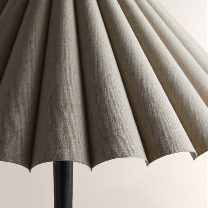 Santoro Pleated Table Lamp-Fullstarlighting