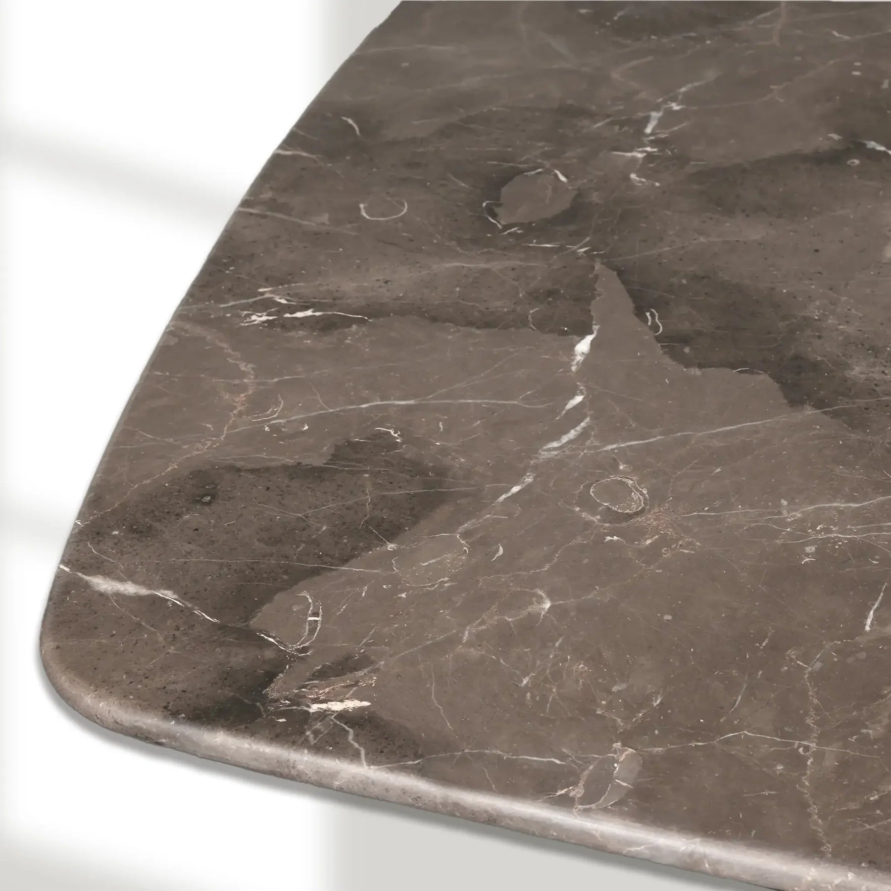 Santos Marble Top Tulip Base Dining Table-Fullstarlighting